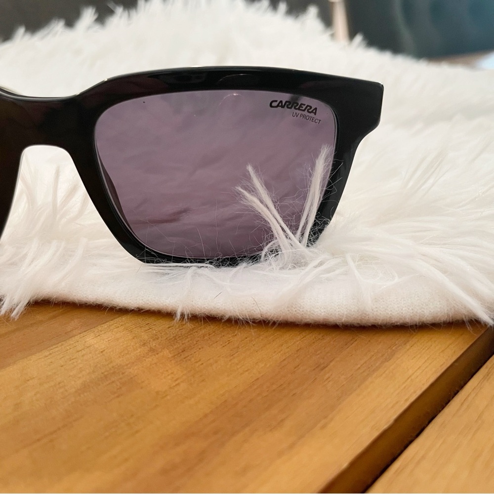 Carrera Sunglasses Square Frames Black Unisex Men… - image 5